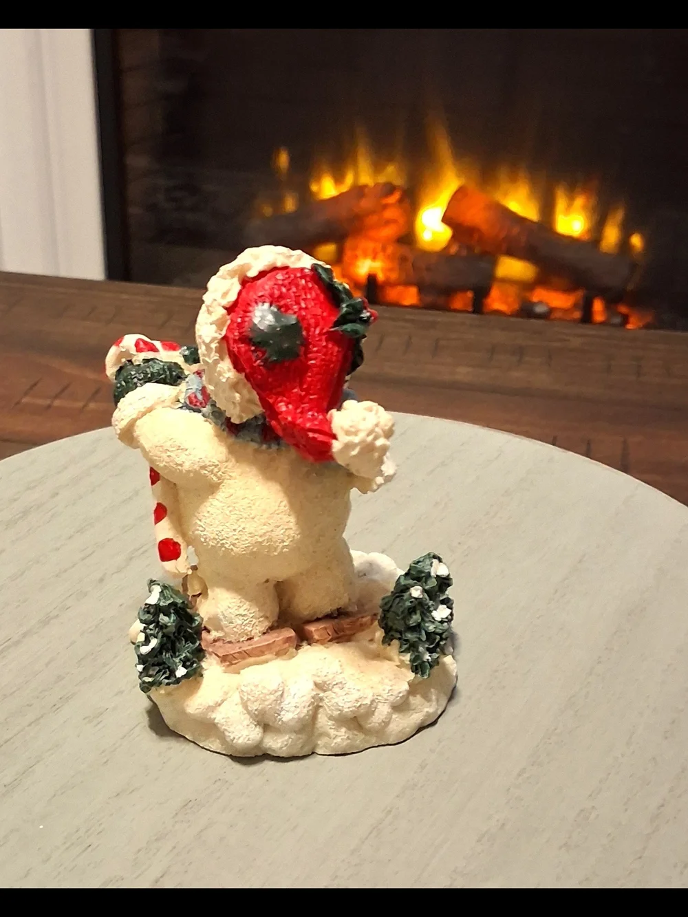 VIintage White Snowman Collectible Figurine